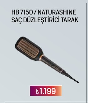 Hb 7150 / Naturashine Saç Düzleştirici Tarak