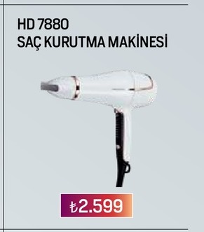 Saç Kurutma Makinesi Hd 7880