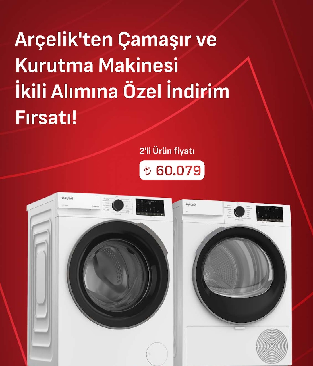 Arçelik Çamaşır Ve Kurutma Makinesi 2Li