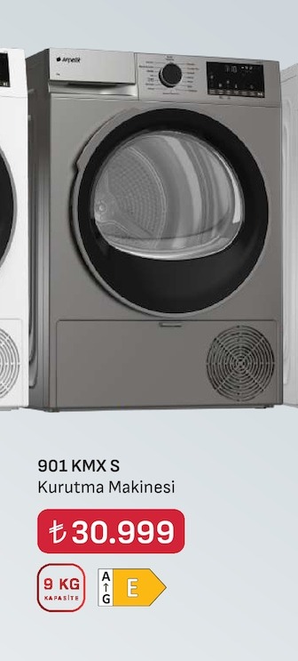 Arçelik 901 Kmx S Kurutma Makinesi 9Kg