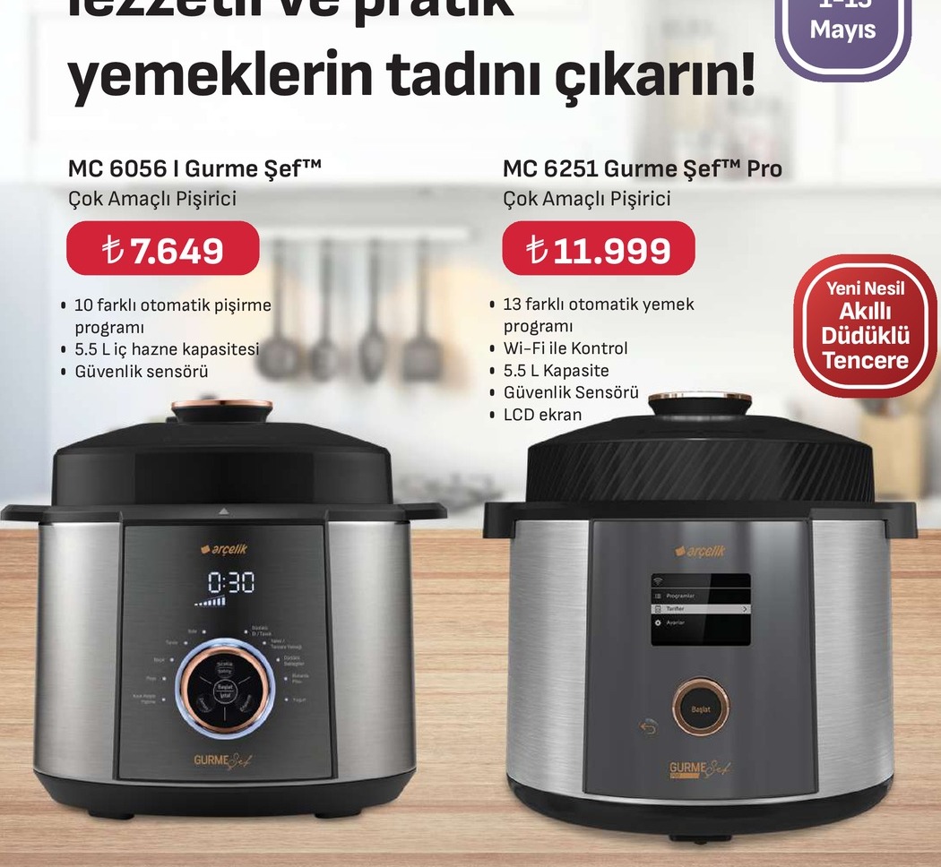 Mc 6251 Gurme Şef Pro Çok Amaçlı Pişirici