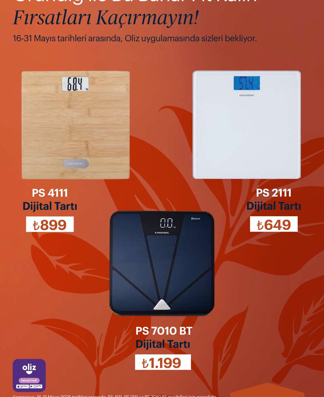 Grundig Ps 4111 Dijital Tartı