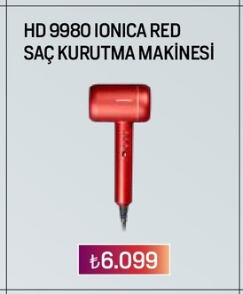 Hd 9980 Ionica Red Saç Kurutma Makinesi