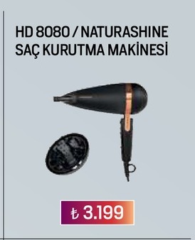 Hd 8080 / Naturashine Saç Kurutma Makinesi