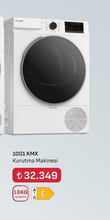 Arçelik 1001 Kmx Kurutma Makinesi 10Kg