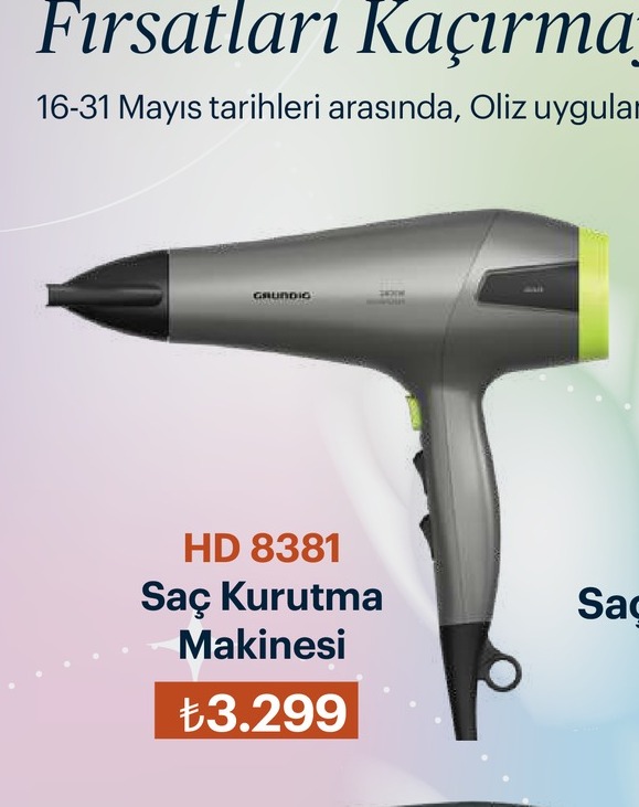 Grundig Hd 8381 Saç Kurutma Makinesi