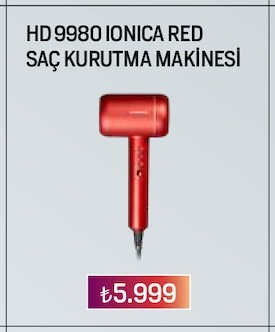 Hd 9980 Ionica Red Saç Kurutma Makinesi