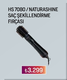 Hs 7080 / Naturashine Saç Şekillendirme Fırçası