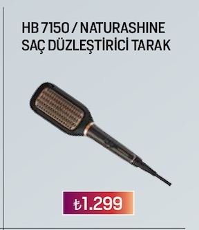 Hb 7150 / Naturashine Saç Düzleştirici Tarak