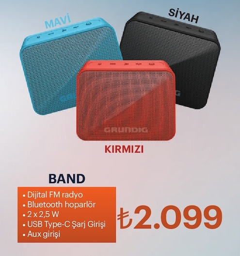 Grundig Band Bluetooth Hoparlör