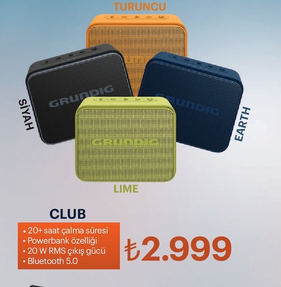 Grundig Club Bluetooth Hoparlör