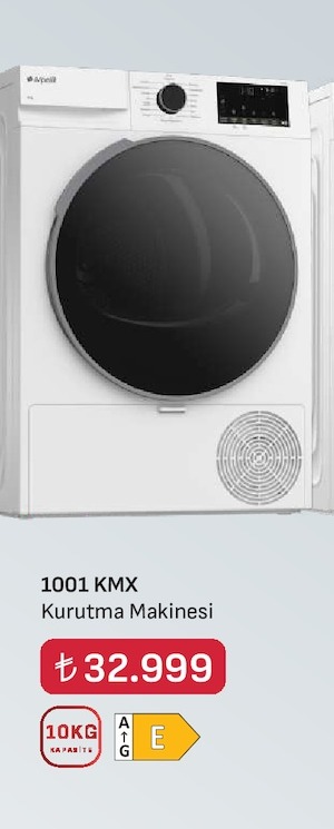 Arçelik 1001 Kmx Kurutma Makinesi 10 Kg