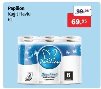 Papilion Kağıt Havlu 6'Lı