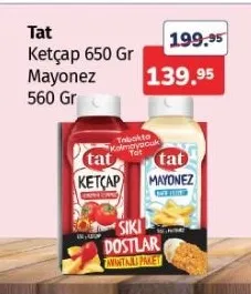 Tat Ketçap 650 Gr Mayonez 560 Gr