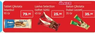 Tablet Çikolata İstanbul 93 Gr