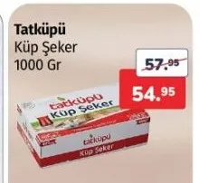 Tatküpü Küp Şeker 1000 Gr