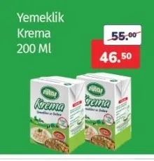 Rütor Yemeklik Krema 200 Ml