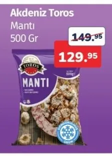 Akdeniz Toros Mantı 500 Gr