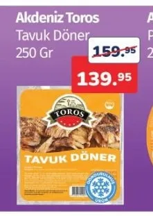 Akdeniz Toros Tavuk Döner 250 Gr