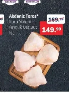 Akdeniz Toros Kuru Yorum Fırınlık Üst But Kg