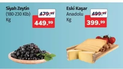 Siyah Zeytin (180-230 Klb) Kg
