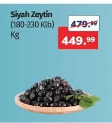 Siyah Zeytin (180-230 Klb) Kg