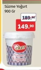 Teker Süzme Yoğurt 900 Gr