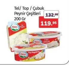 Ekici Tel/ Top / Çubuk Peynir Çeşitleri 200 Gr