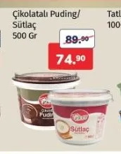 Teker Çikolatalı Puding/ Sütlaç 500 Gr