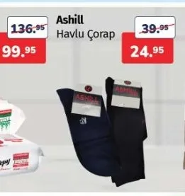 Ashill Havlu Çorap