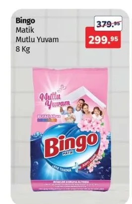 Bingo Matik Mutlu Yuvam 8 Kg
