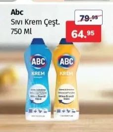Abc Sıvı Krem Çeşit. 750 Ml