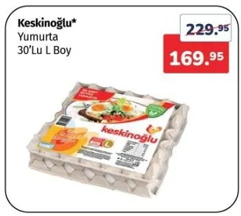 Keskinoğlu Yumurta 30'Lu L Boy