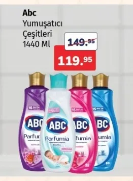 Abc Yumuşatıcı Çeşitleri 1440 Ml