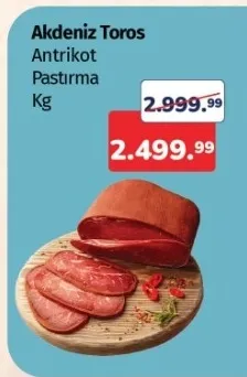 Akdeniz Toros Antrikot Pastırma Kg