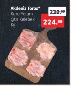 Akdeniz Toros Kuru Yölum Çıtır Kelebek Kg