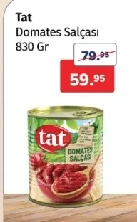 Tat Domates Salçası 830 Gr