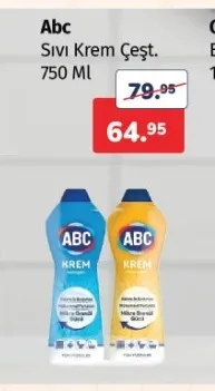 Abc Sıvı Krem Çeşit. 750 Ml