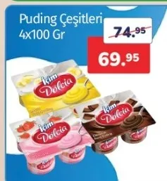 İçim Dolcia Puding Çeşitleri 4X100 Gr