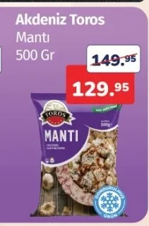 Akdeniz Toros Mantı 500 Gr