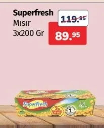 Superfresh Mısır 3X200 Gr