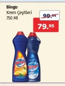 Bingo Krem Çeşitleri 750 Ml