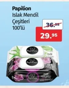 Papilion Islak Mendil Çeşitleri 100'Lü
