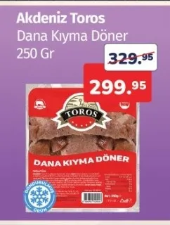Akdeniz Toros Dana Kıyma Döner 250 Gr