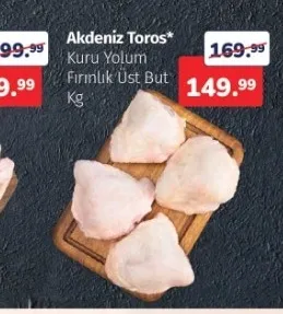 Akdeniz Toros Kuru Yolum Fırınlık Üst But Kg