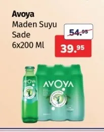 Avoya Maden Suyu Sade 6X200 Ml