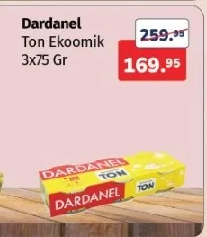 Dardanel Ton Ekoomik 3X75 Gr