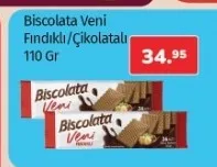 Biscolata Veni Fındıklı/Çikolatalı 110 Gr