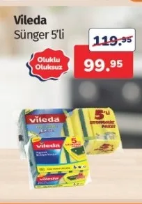 Vileda Sünger 5'Li