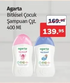 Agarta Bitkisel Çocuk Şampuan Çşt. 400 Ml